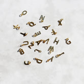 Alphabet letter pendant necklace Initial Pendants BlackSugar - Best Online Jewelry Shop West Los Angeles